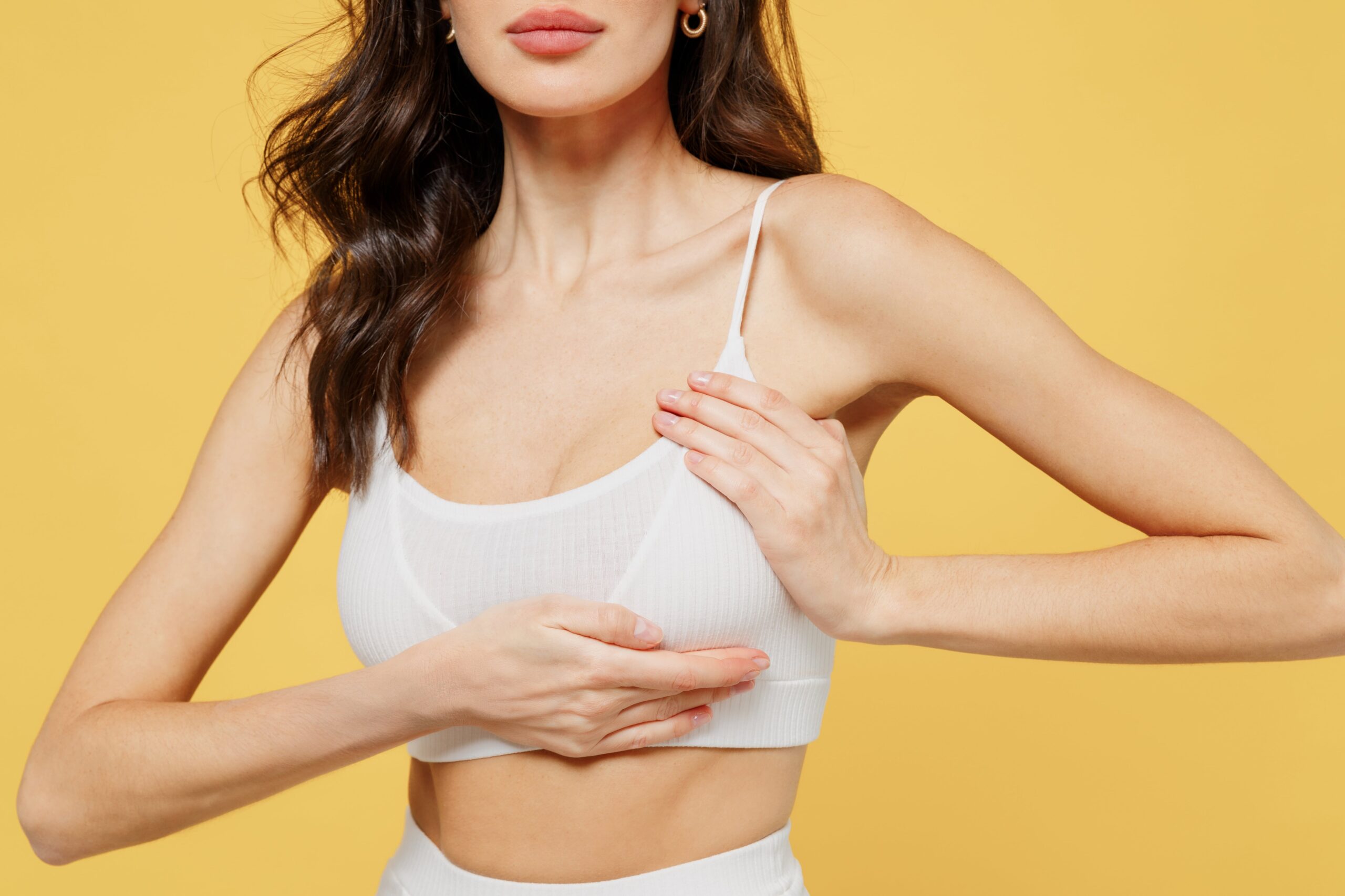 beautiful woman with enhance breastlift